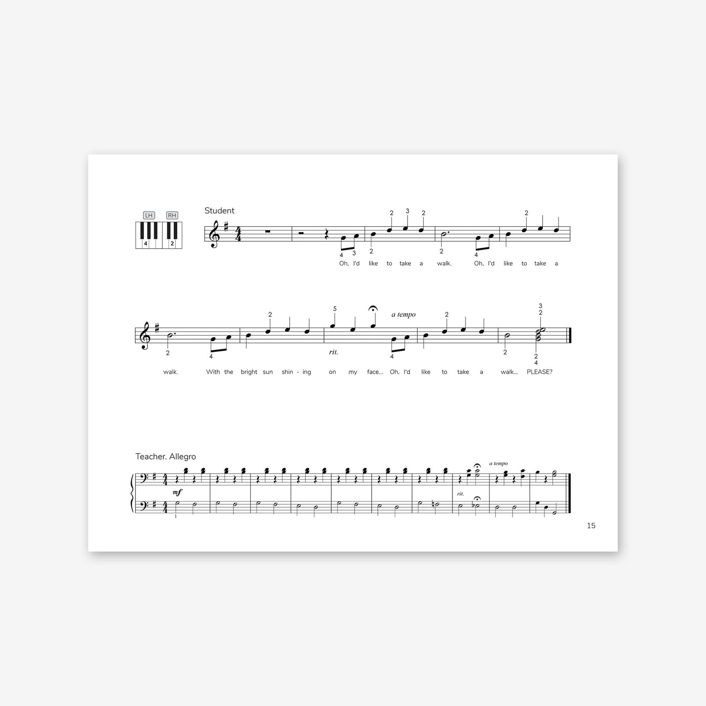Piano Safari Supplements Rote Books Guest Composers Amy Glennon Friends at Last