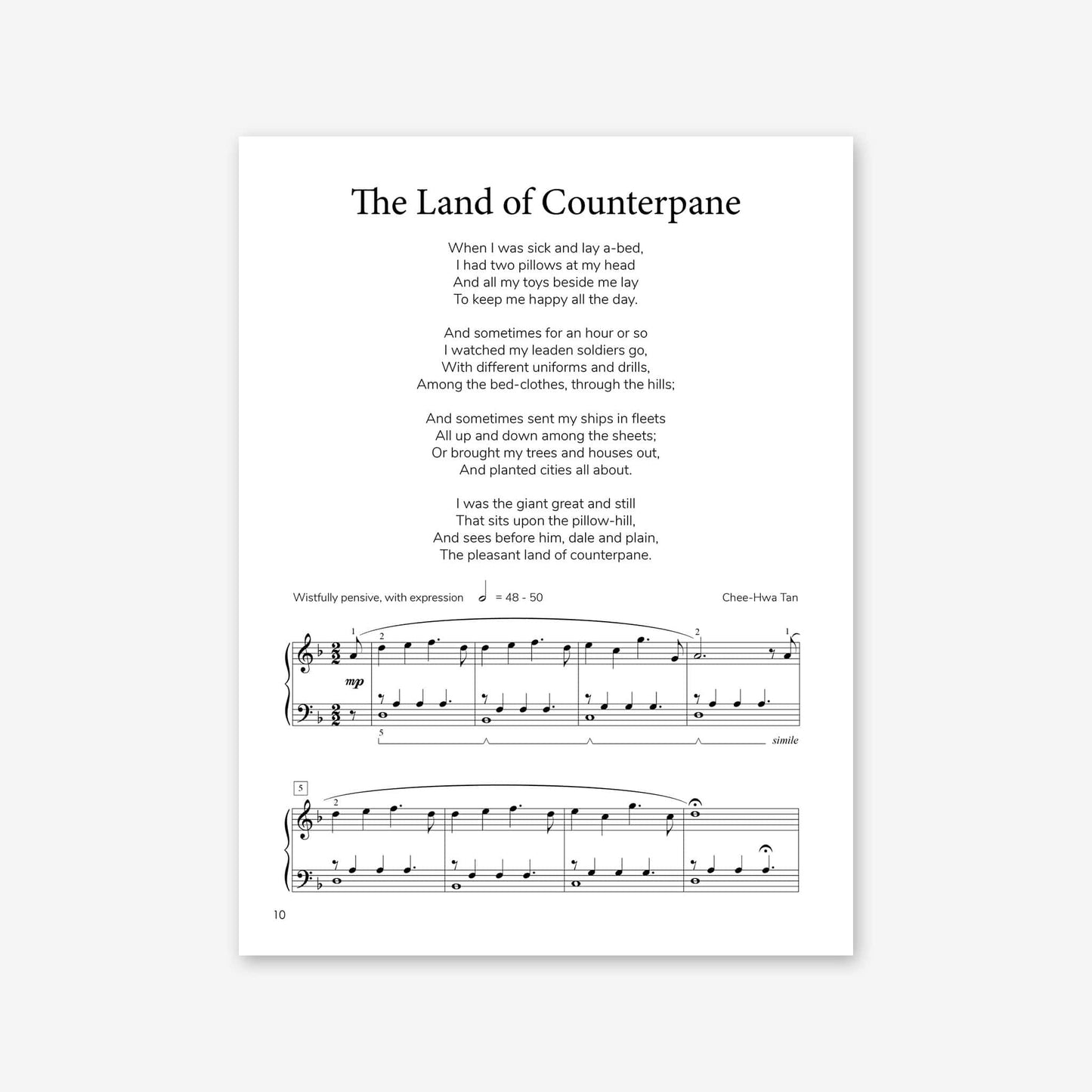Piano Safari Supplements Guest Composers Chee-Hwa Tan The Lamplighter