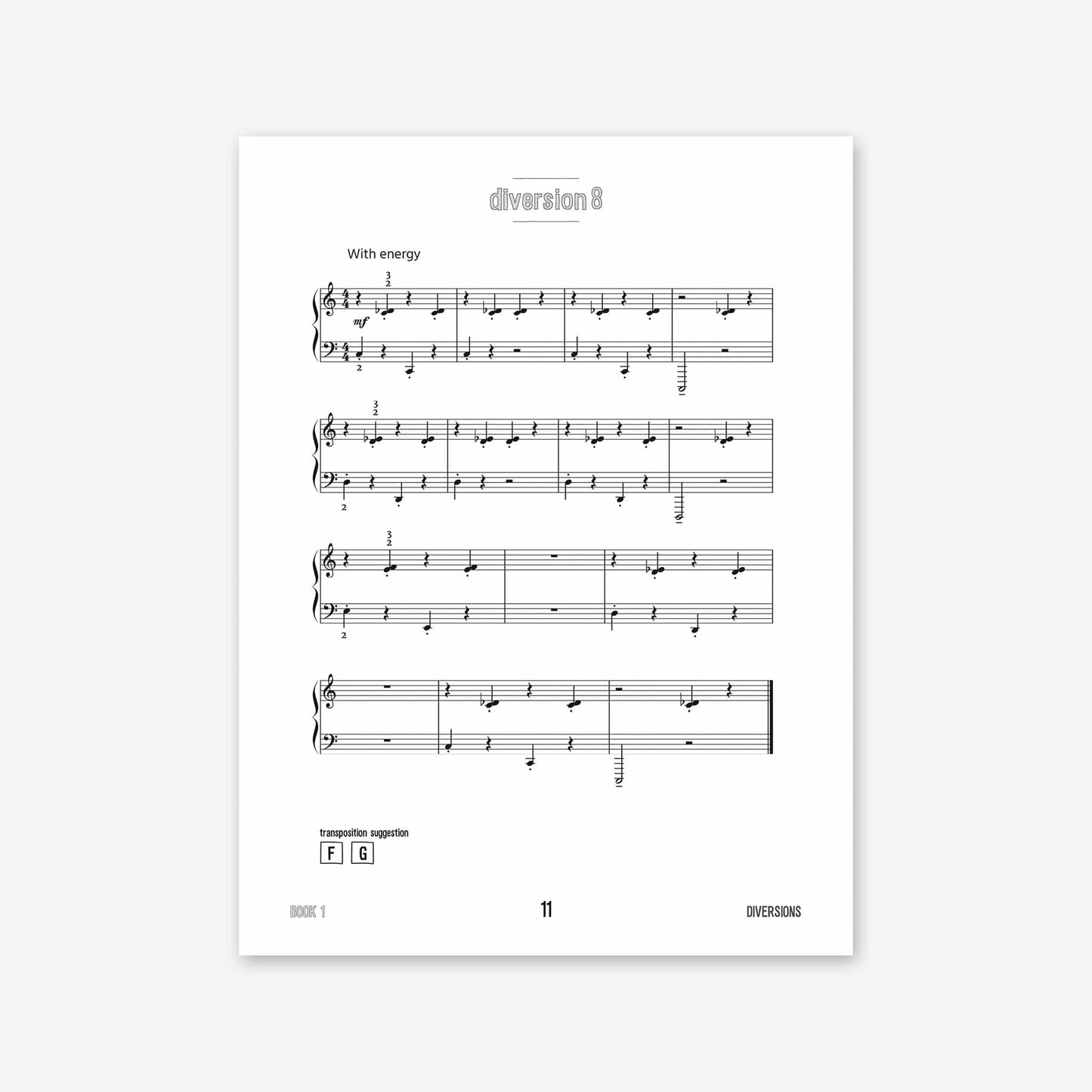Piano Safari Supplements Guest Composers Juan Cabeza Diversions Book 1