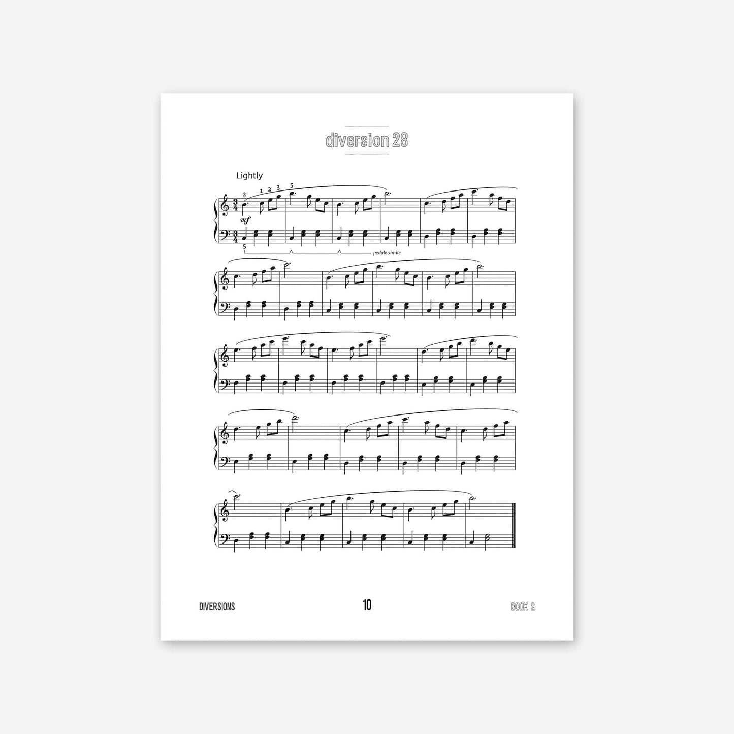 Piano Safari Supplements Guest Composers Juan Cabeza Diversions Book 2