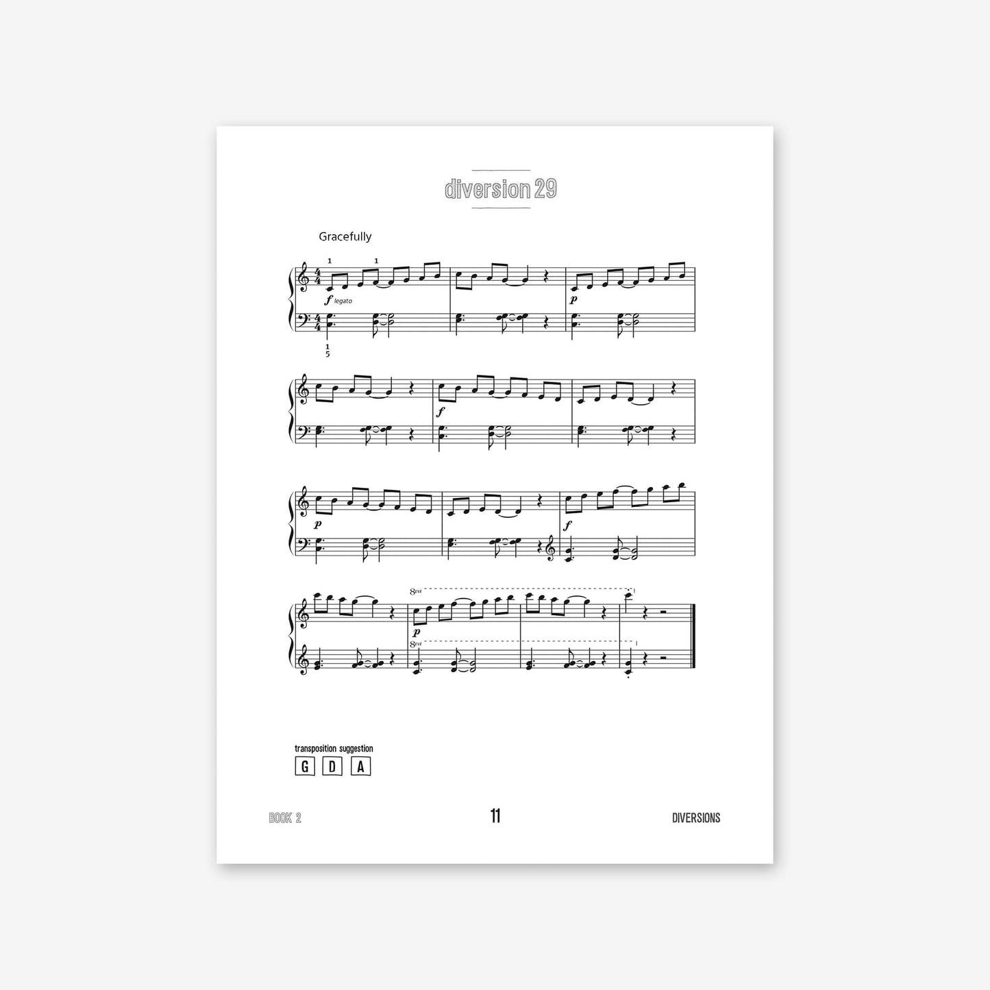 Piano Safari Supplements Guest Composers Juan Cabeza Diversions Book 2