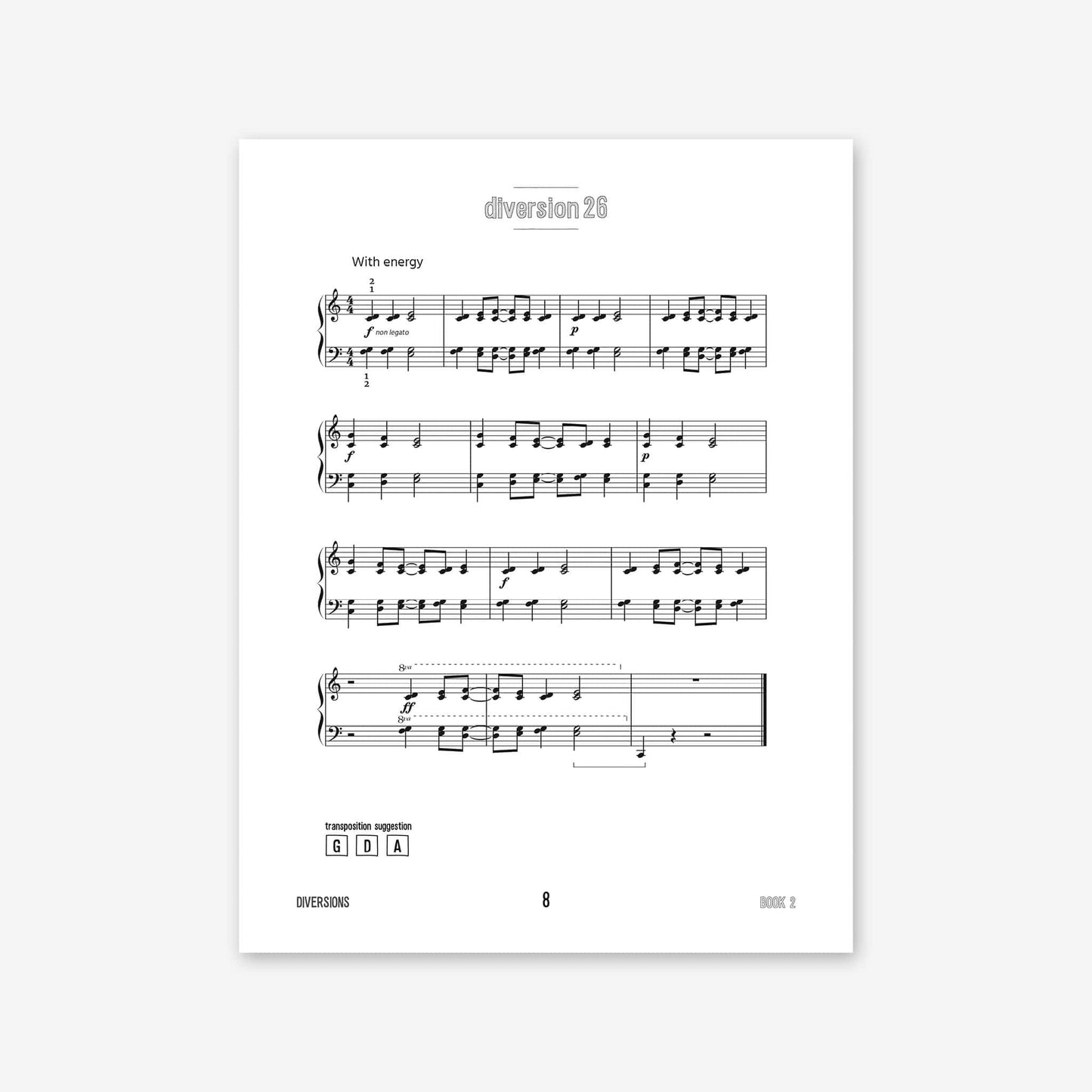 Piano Safari Supplements Guest Composers Juan Cabeza Diversions Book 2