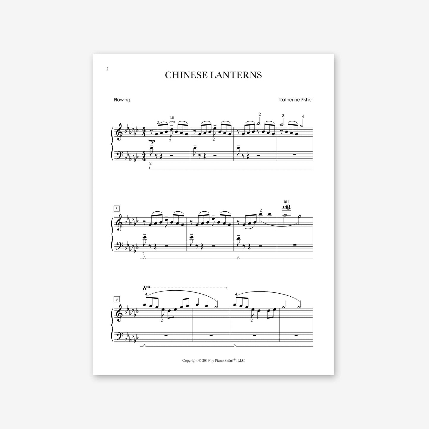 Piano Safari Supplements Sheets Elementary Chinese Lanterns