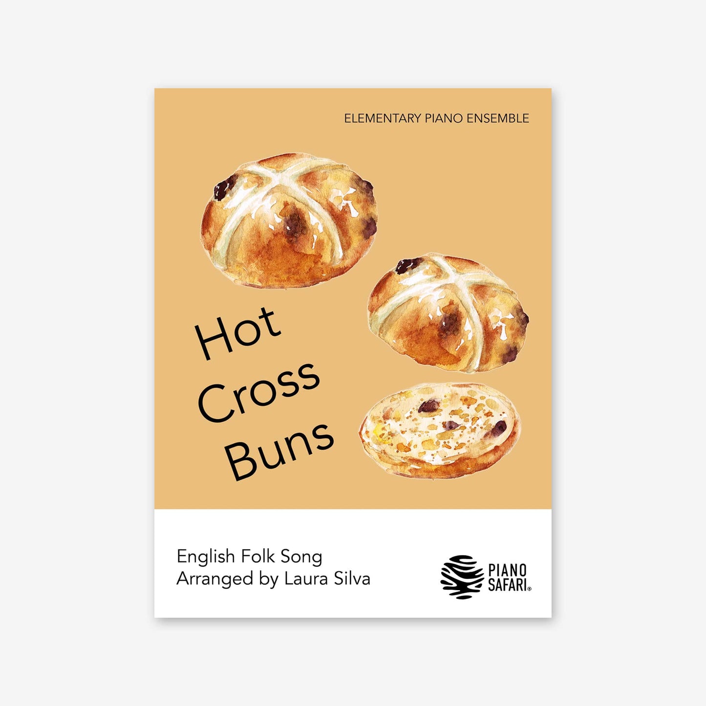 Piano Safari Supplements Ensembles Hot Cross Buns