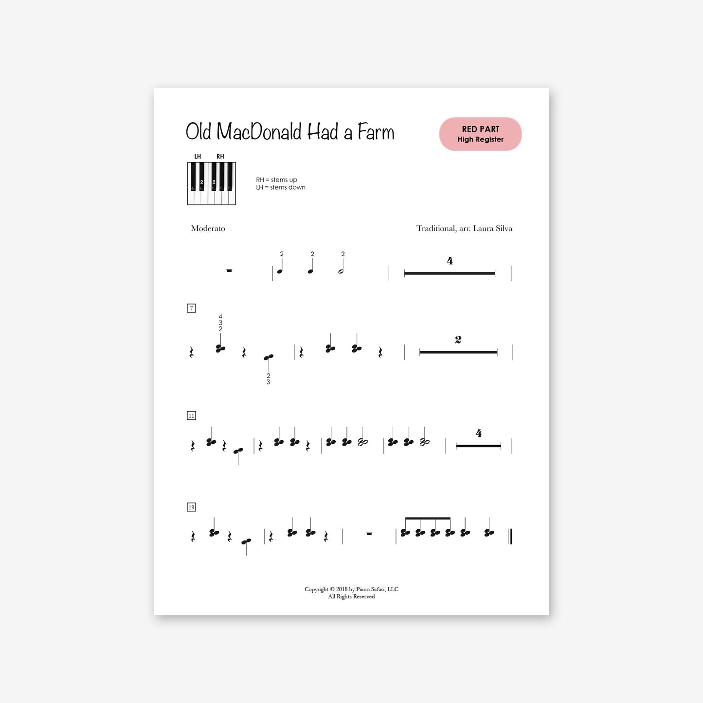 Piano Safari Supplements Ensembles Old MacDonald