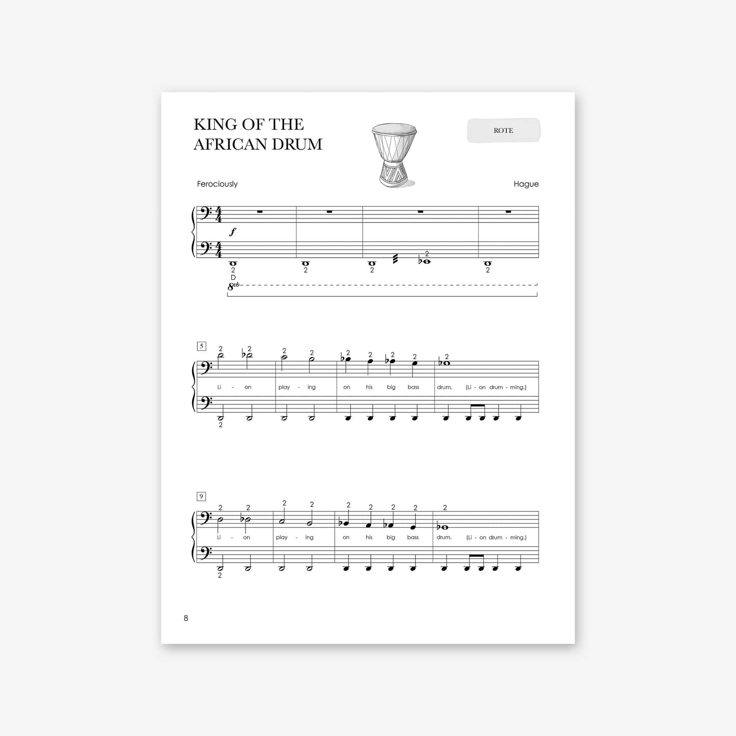 Piano Safari Supplements Rote Books Animal Adventures
