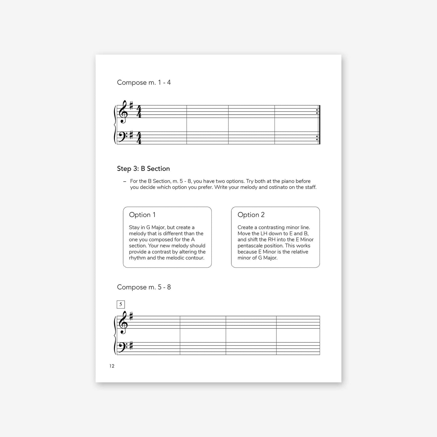 Piano Safari Supplements Composition Book 1