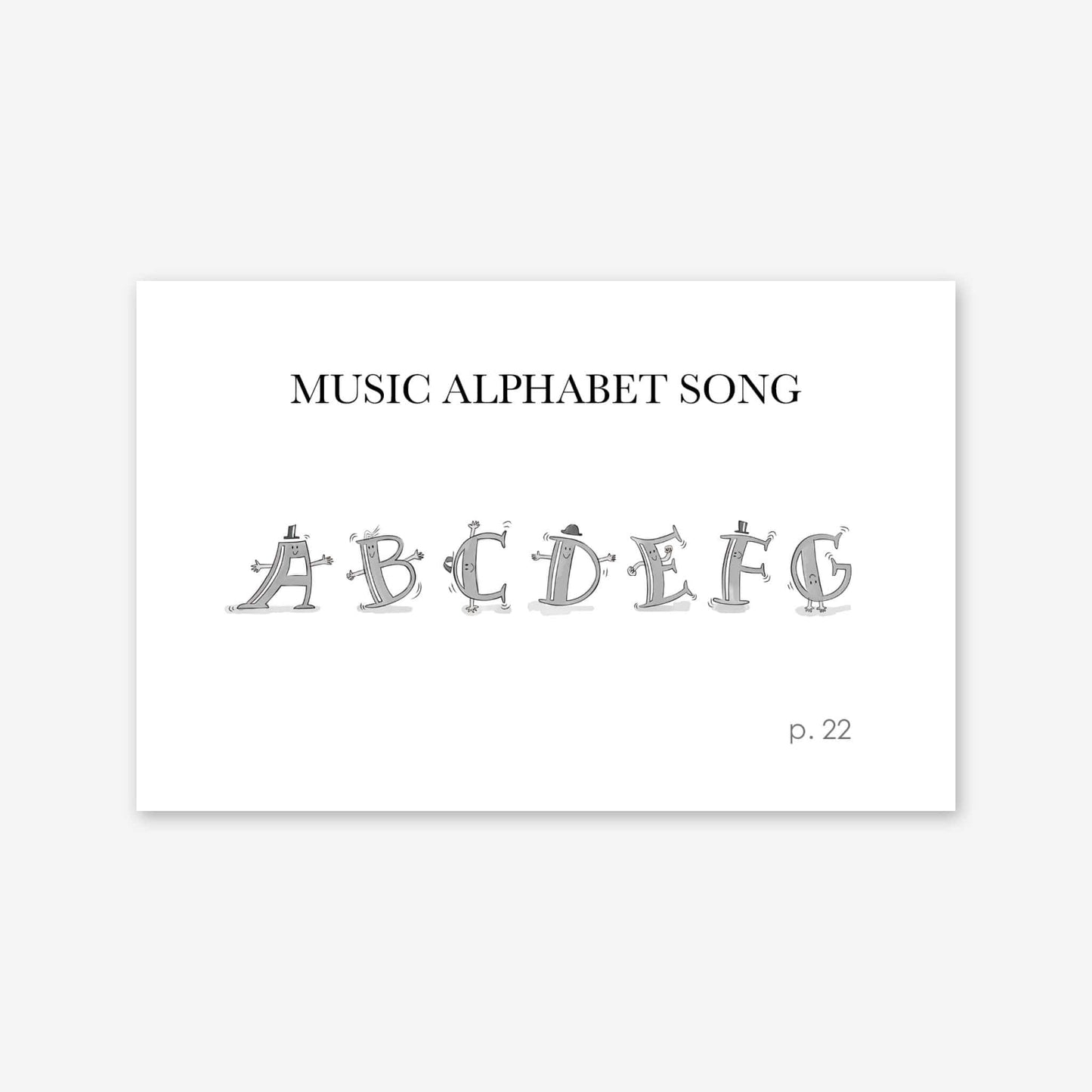 Piano Safari Method Children Friends Piece Cards