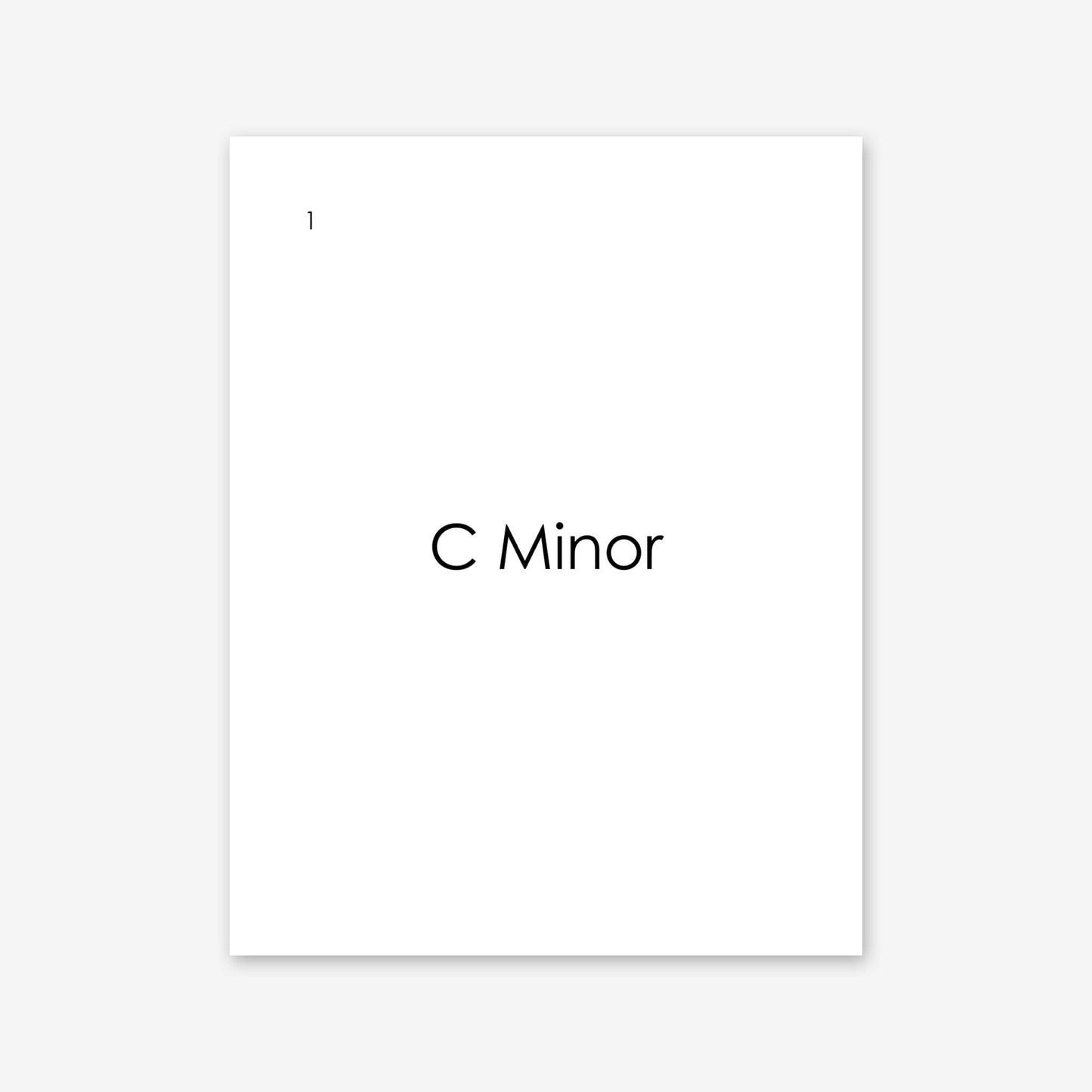 Piano Safari Method Children Level 2 Minor Triads