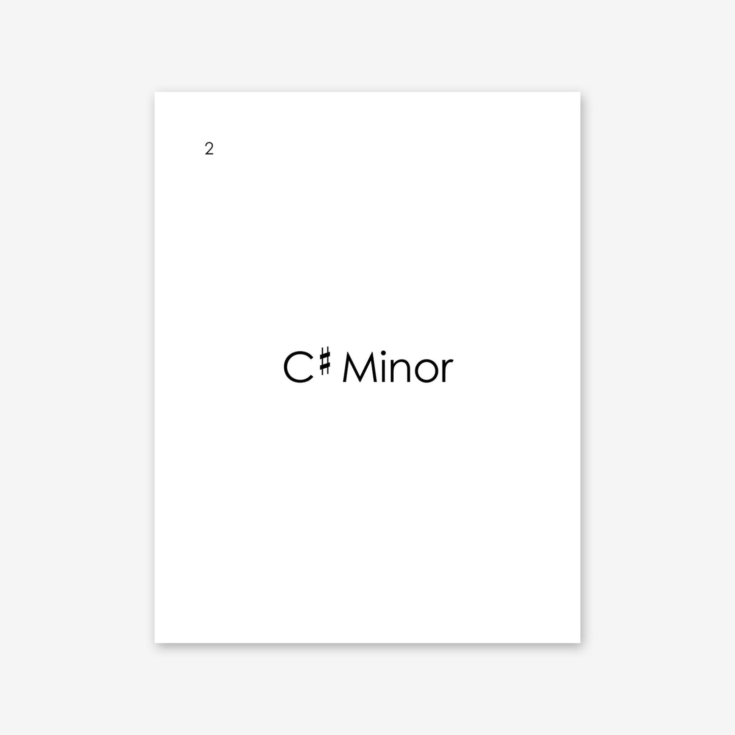 Piano Safari Method Children Level 2 Minor Triads