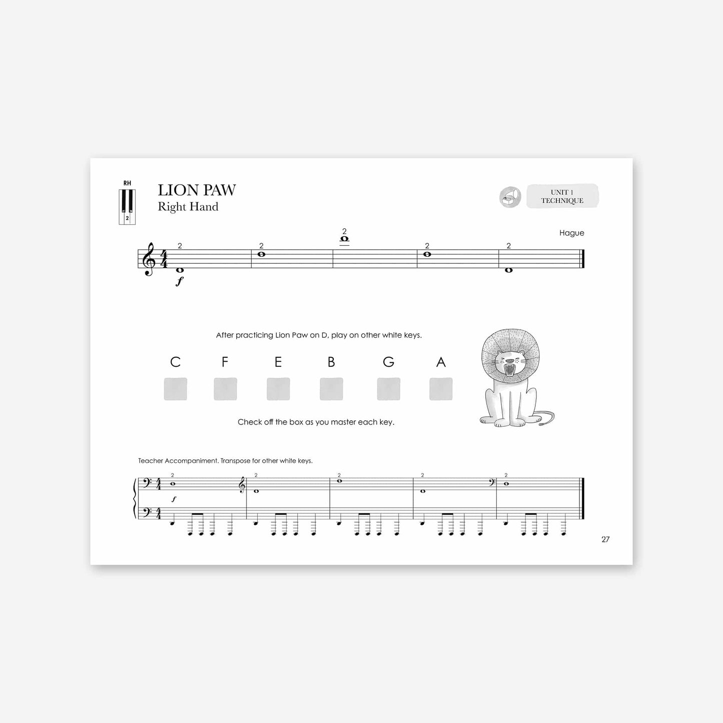 Piano Safari Method Children Repertoire Book 1