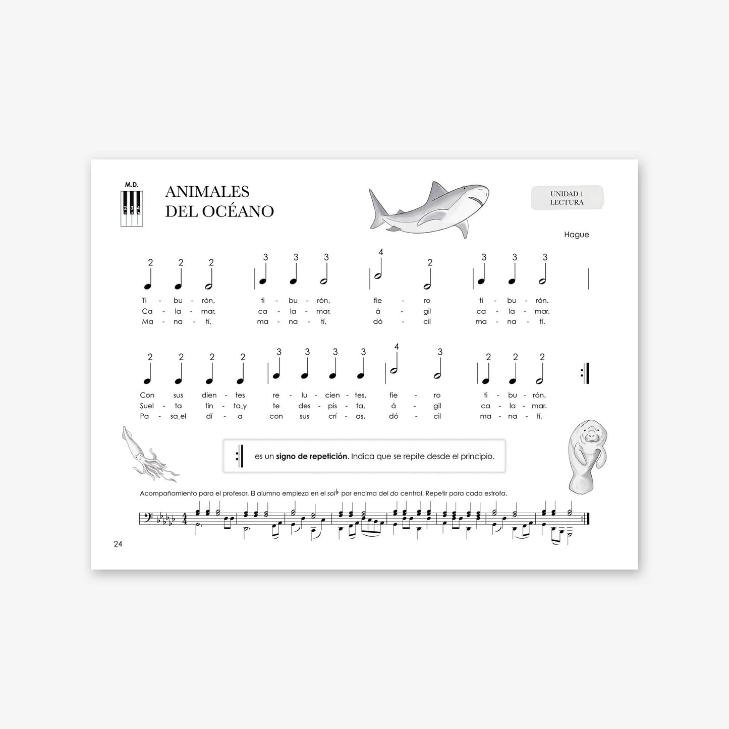 Piano Safari Method Spanish Children Repertoire Book 1