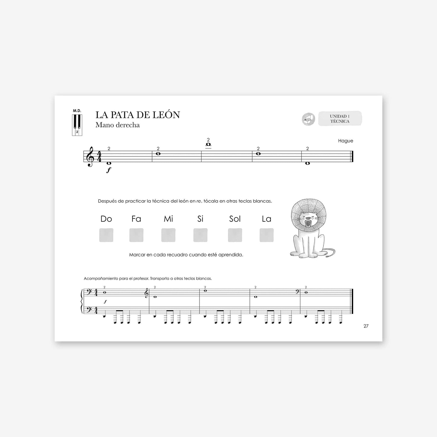 Piano Safari Method Spanish Children Repertoire Book 1