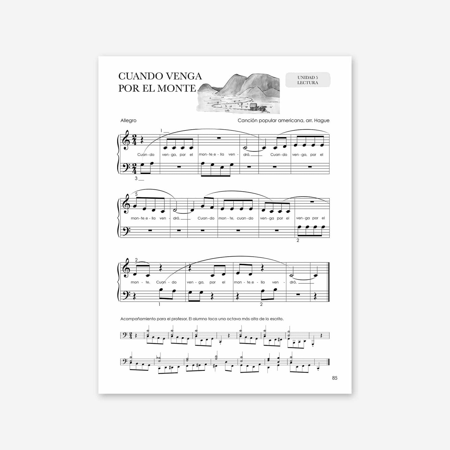 Piano Safari Method Spanish Children Repertoire Book 2