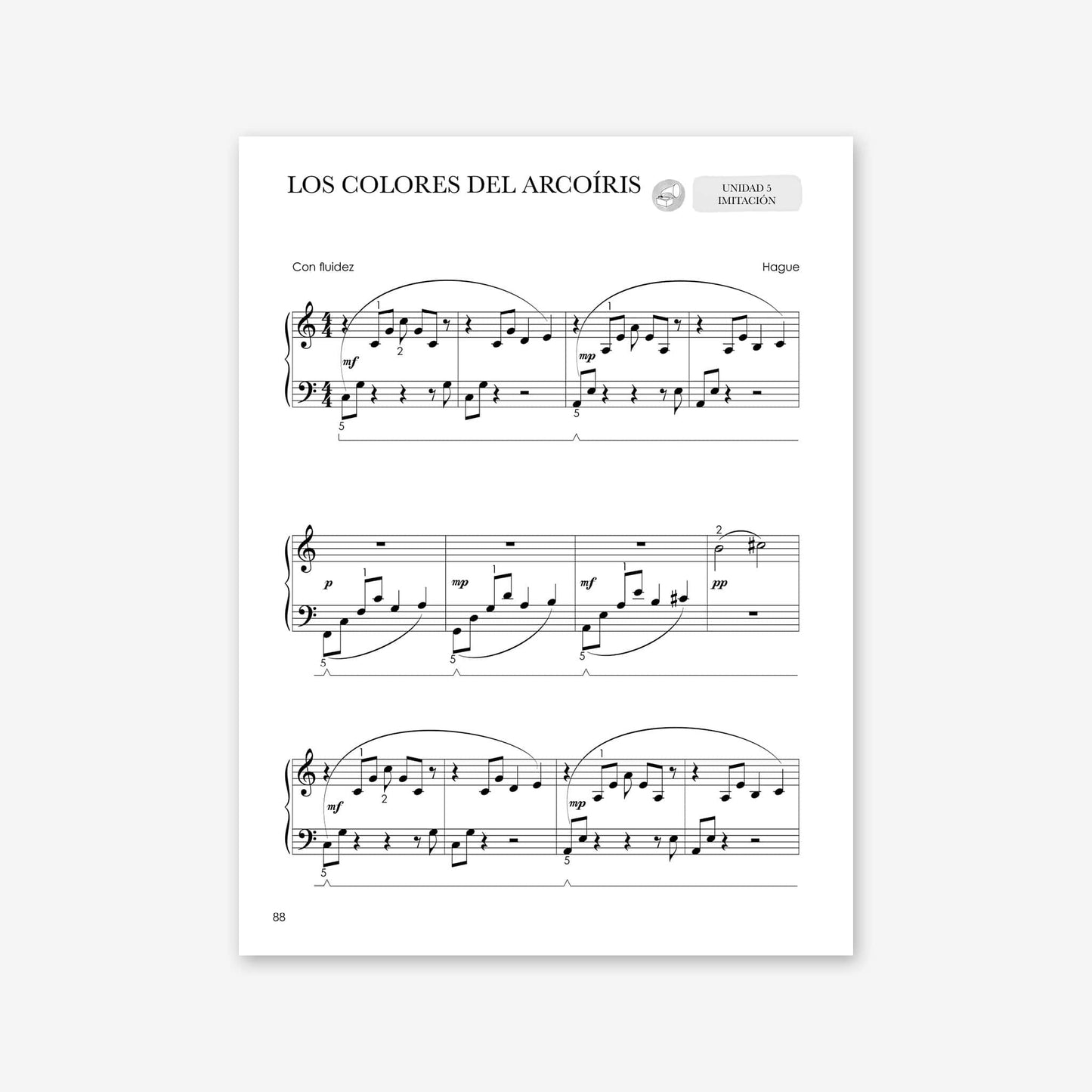 Piano Safari Method Spanish Children Repertoire Book 2