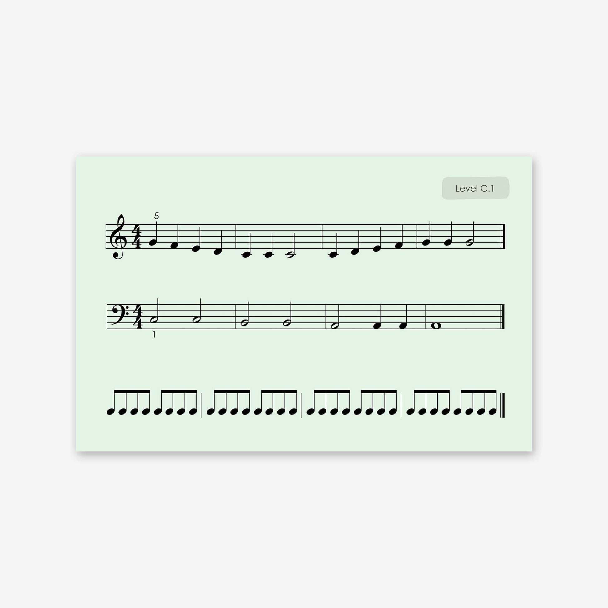 Piano Safari Method Children Sight Reading & Rhythm Cards Teacher Pack