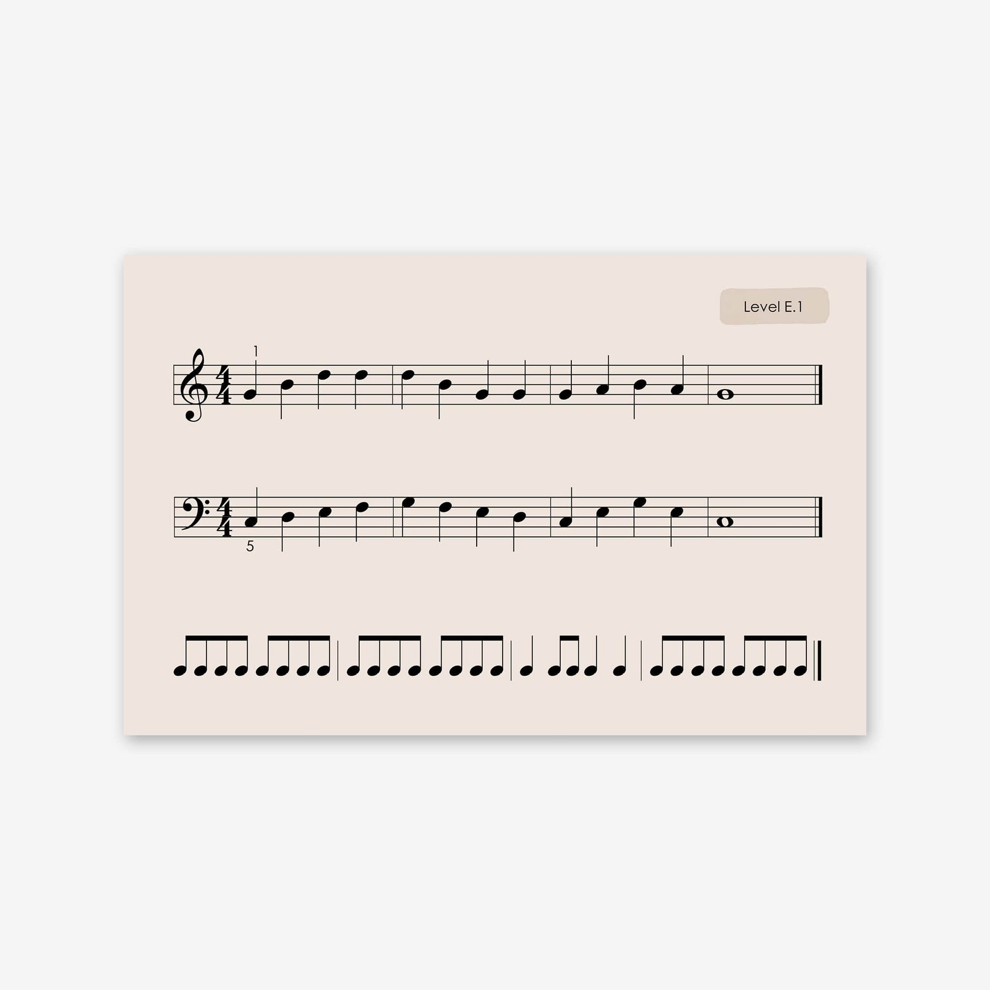 Piano Safari Method Children Sight Reading & Rhythm Cards Teacher Pack