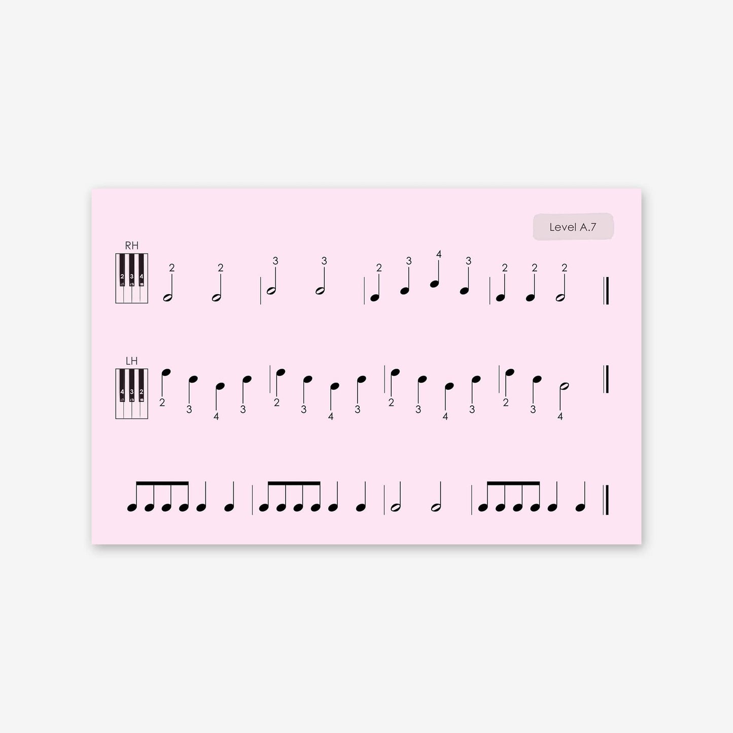 Piano Safari Method Children Sight Reading & Rhythm Cards 1