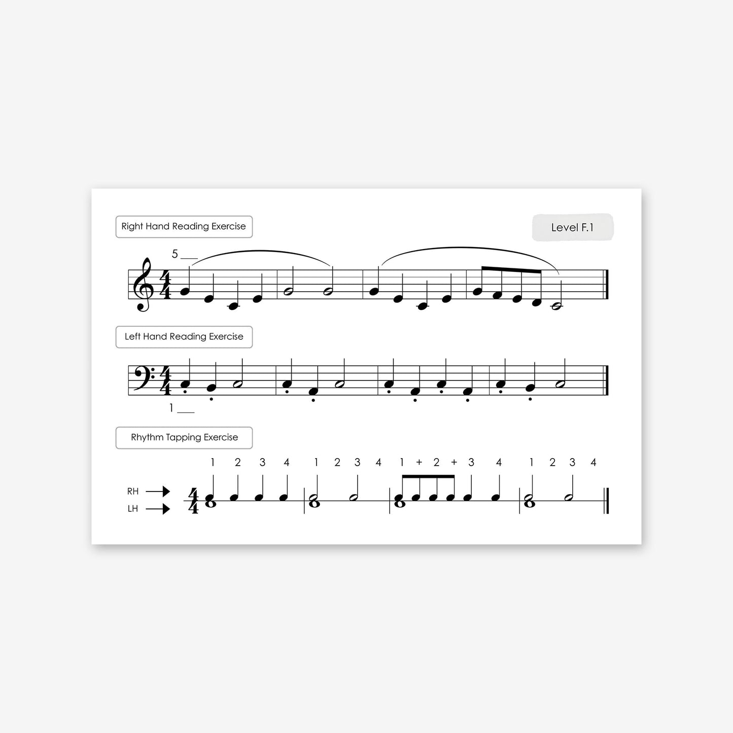 Piano Safari Method Children Sight Reading & Rhythm Cards 2