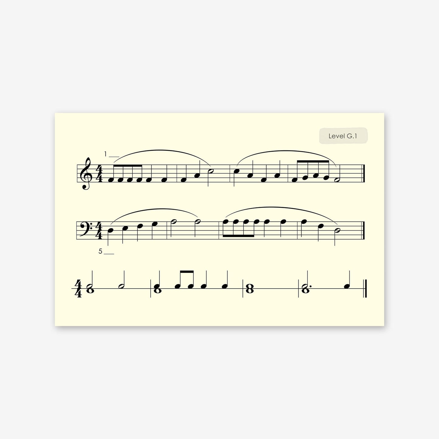 Piano Safari Method Children Sight Reading & Rhythm Cards 2
