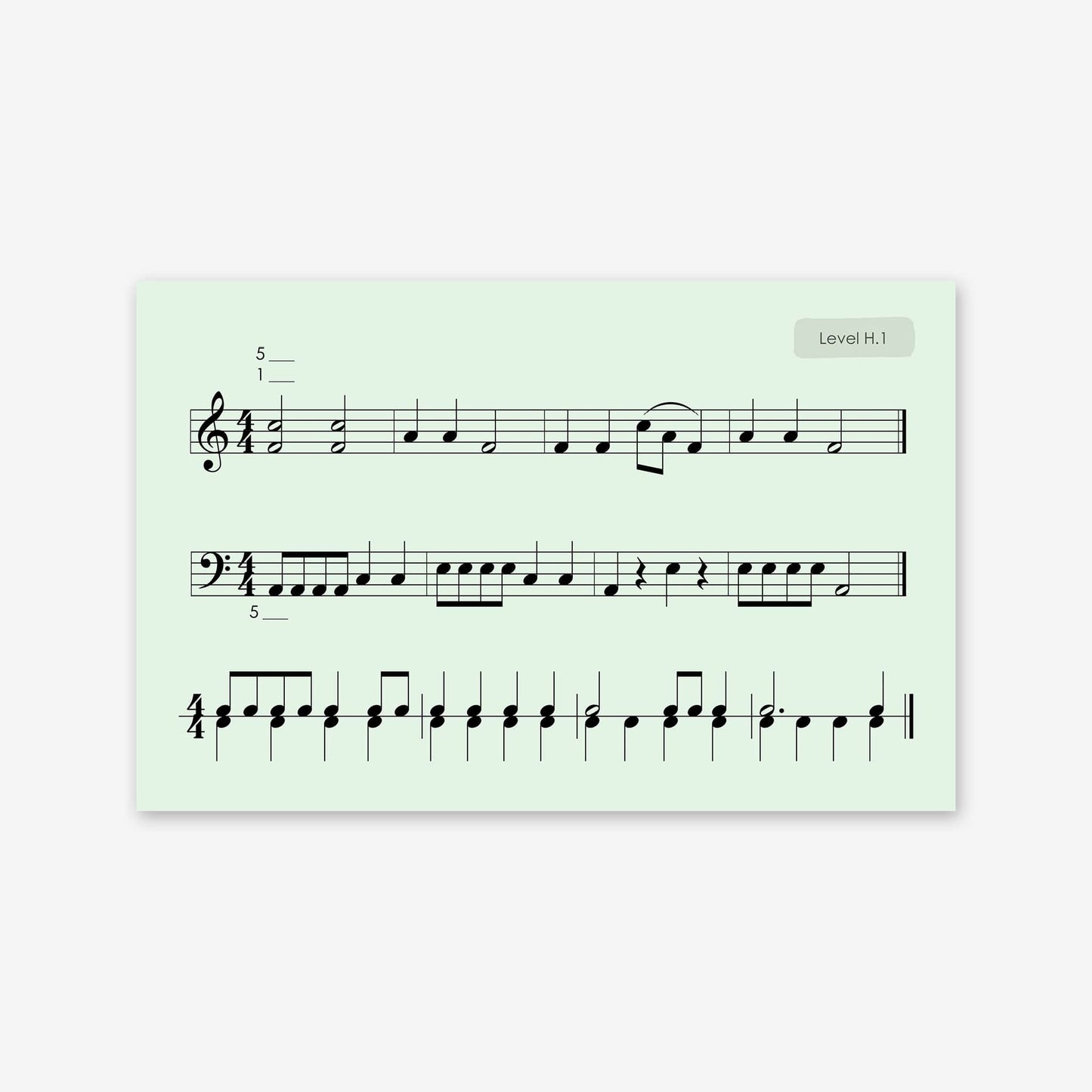 Piano Safari Method Children Sight Reading & Rhythm Cards 2