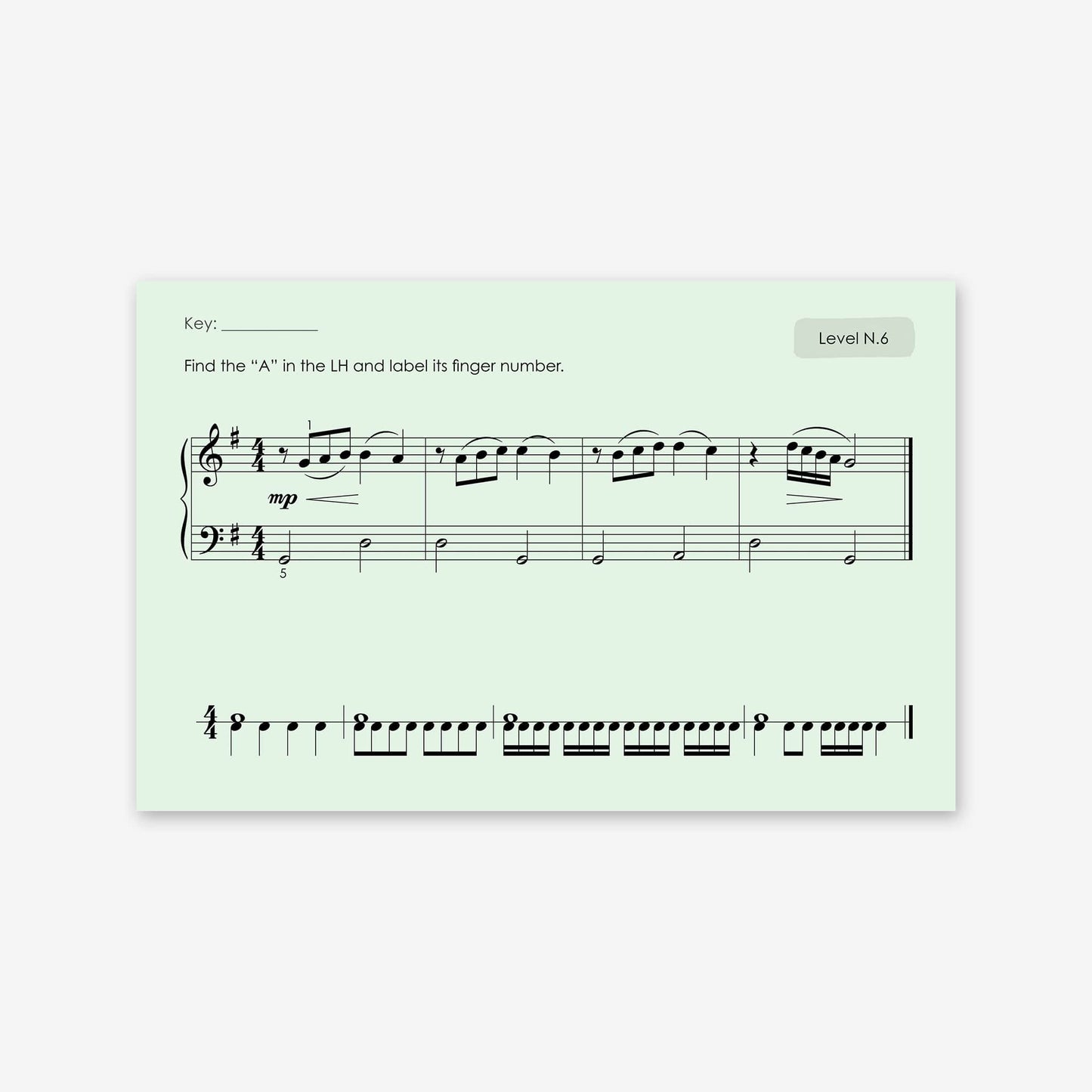 Piano Safari Method Children Sight Reading & Rhythm Cards 3