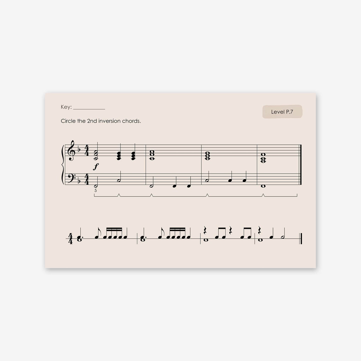Piano Safari Method Children Sight Reading & Rhythm Cards 3