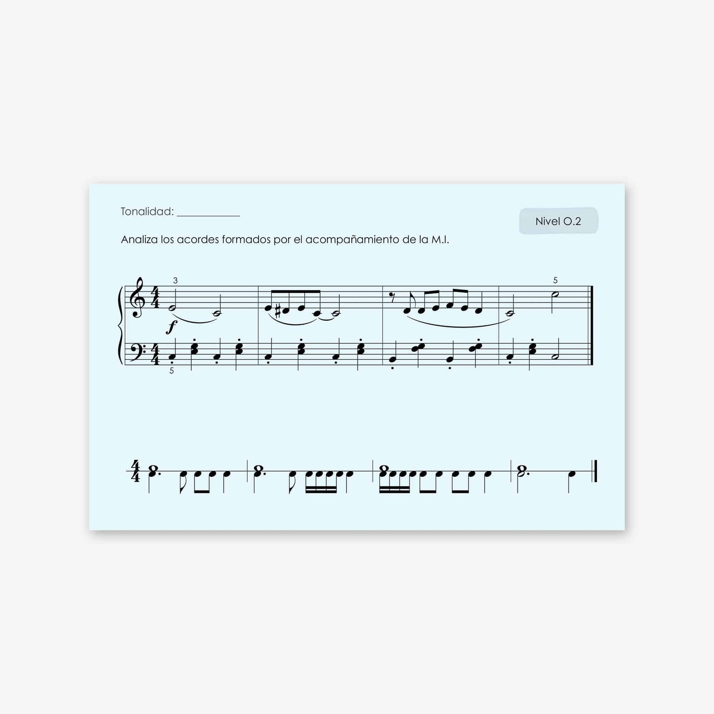 Piano Safari Method Spanish Children Sight Reading & Rhythm Cards 3