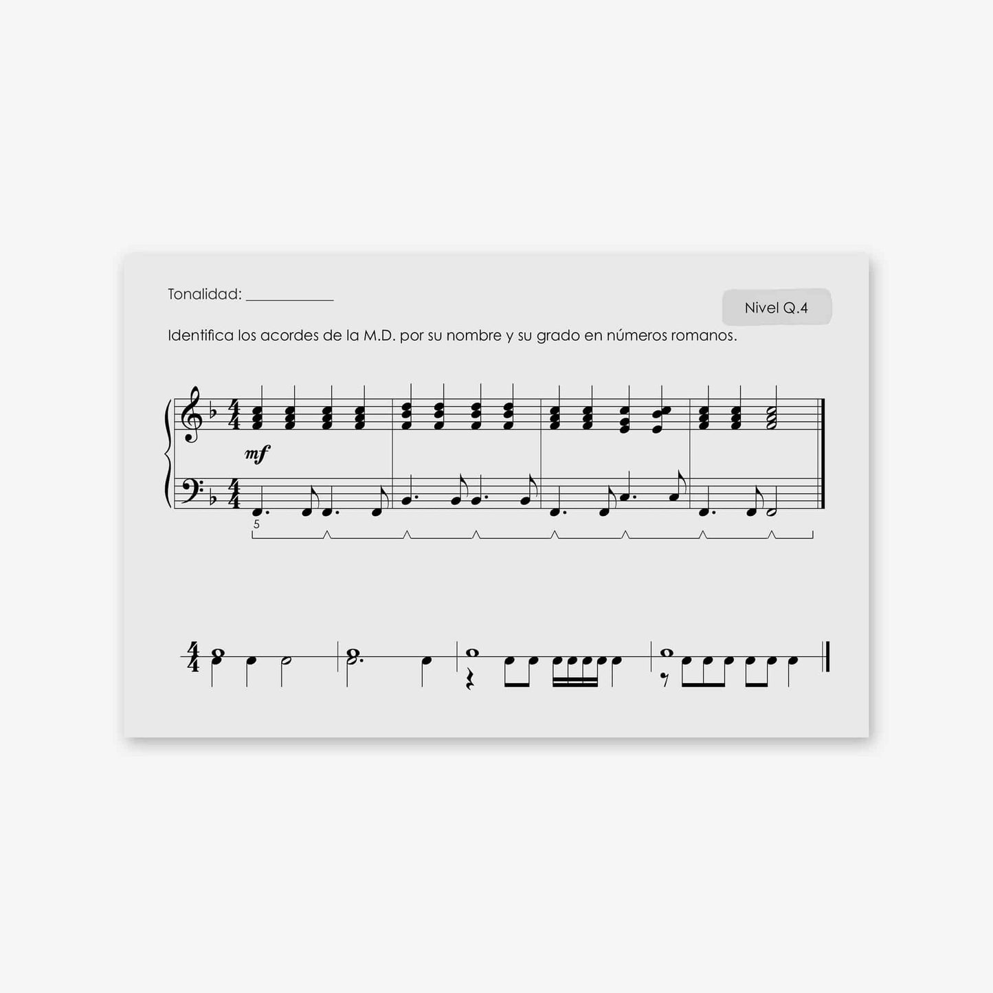 Piano Safari Method Spanish Children Sight Reading & Rhythm Cards 3