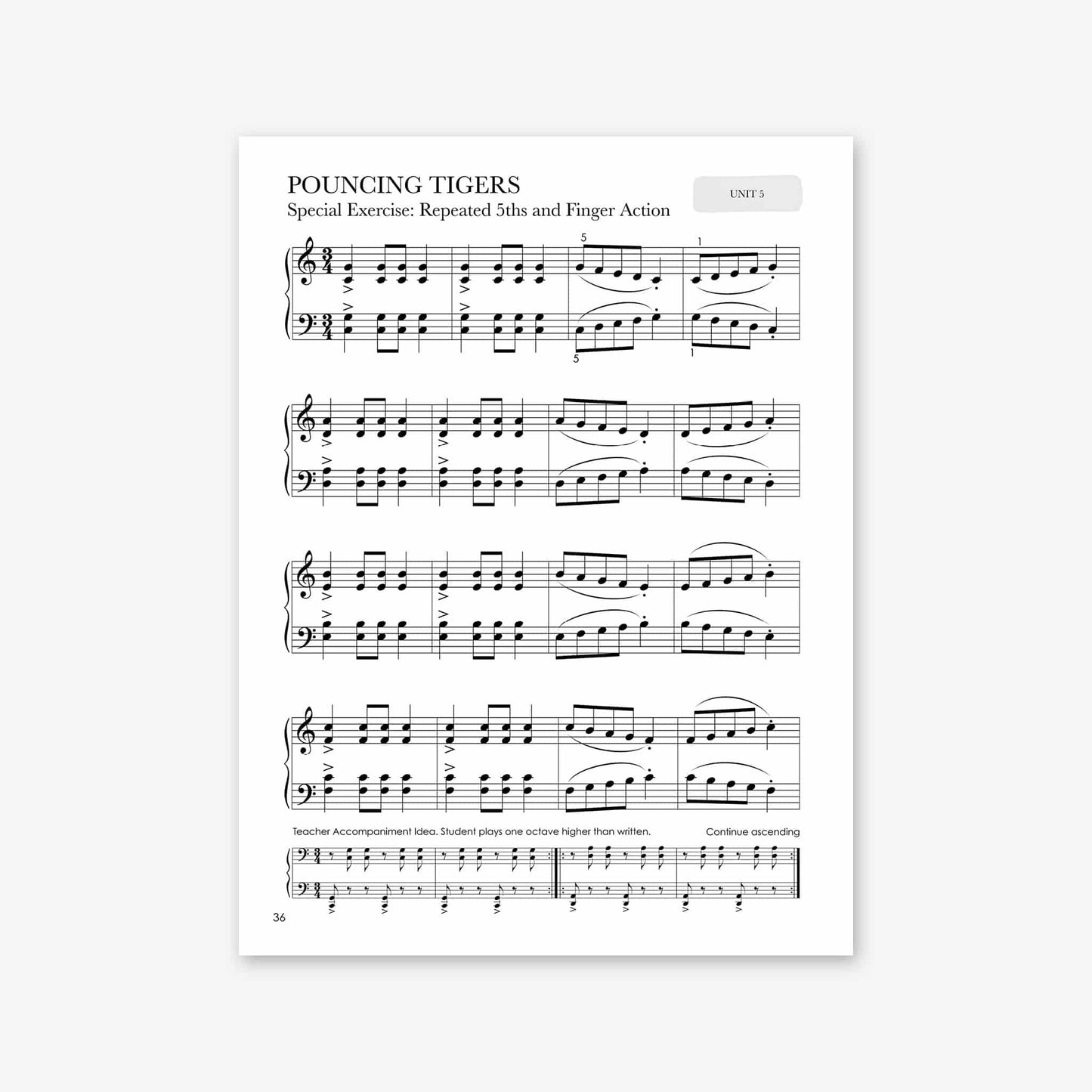 Piano Safari Method Children Technique Book 2