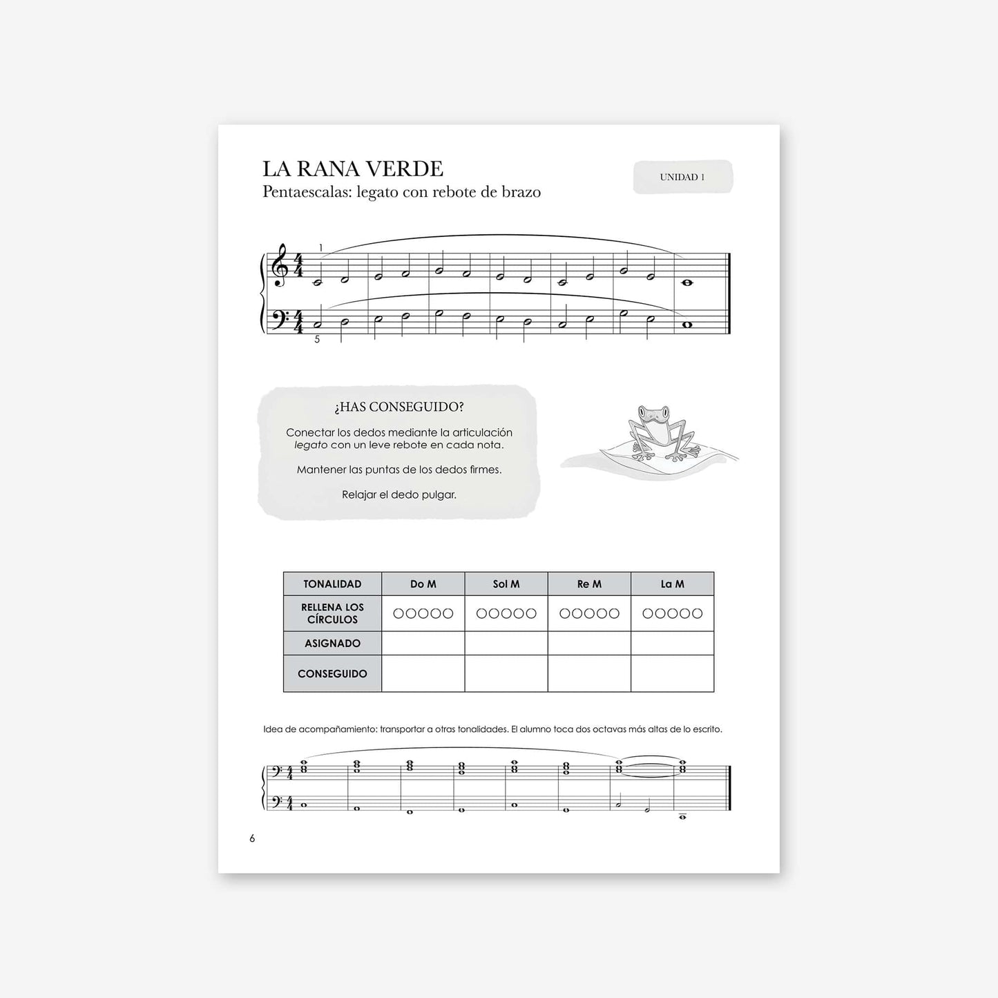 Piano Safari Method Children Spanish Technique Book 2