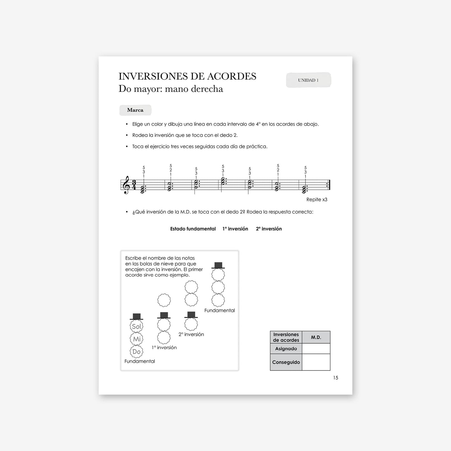 Piano Safari Method Children Spanish Technique Book 3