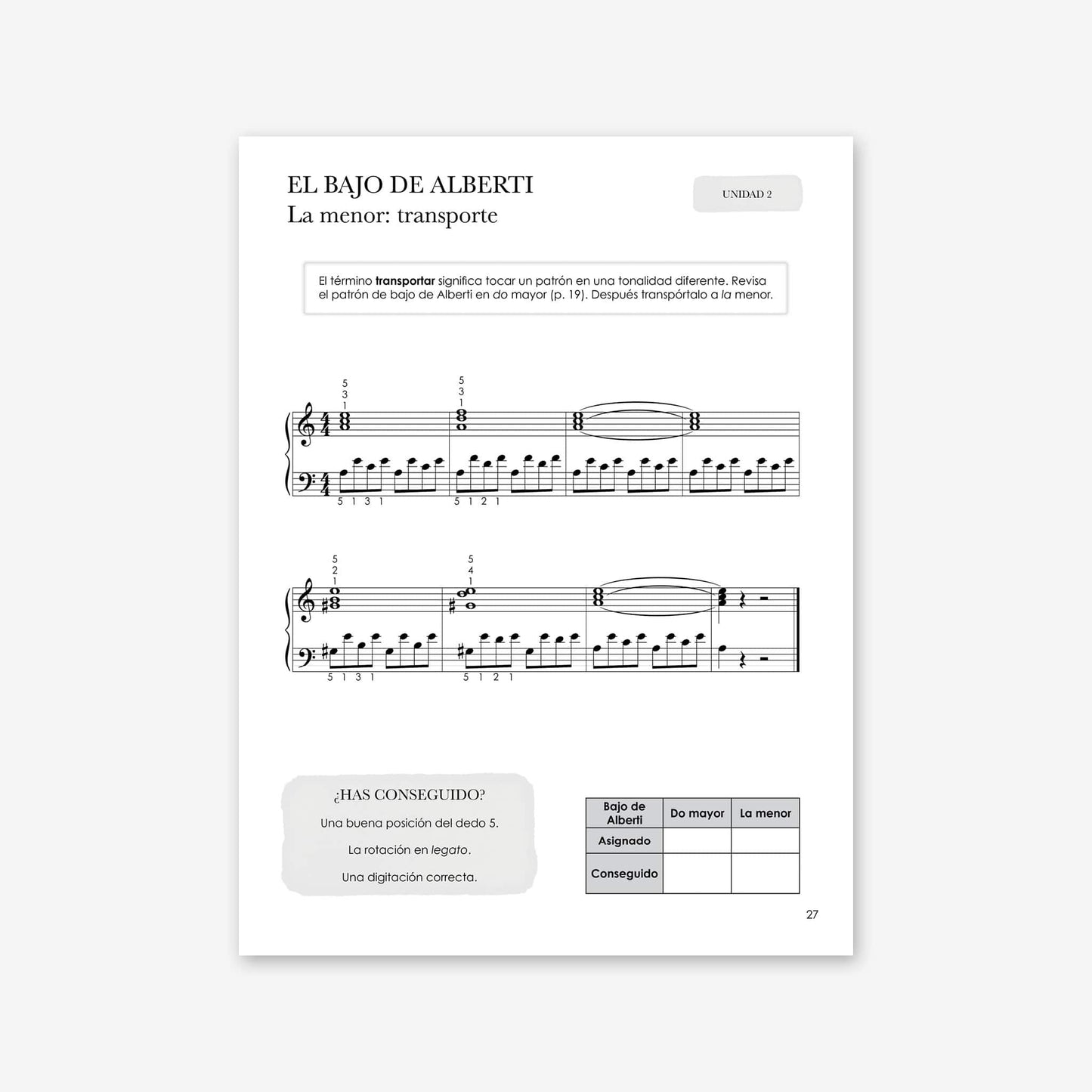 Piano Safari Method Children Spanish Technique Book 3