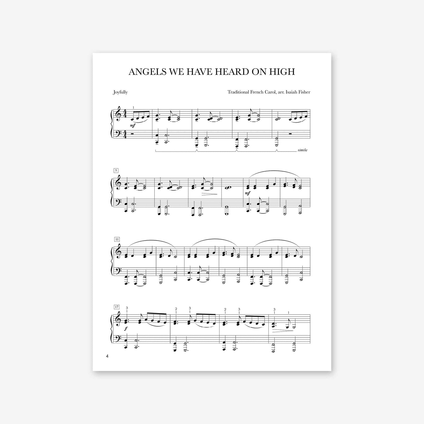 Piano Safari Supplements Holiday Joy of Christmas Book 4