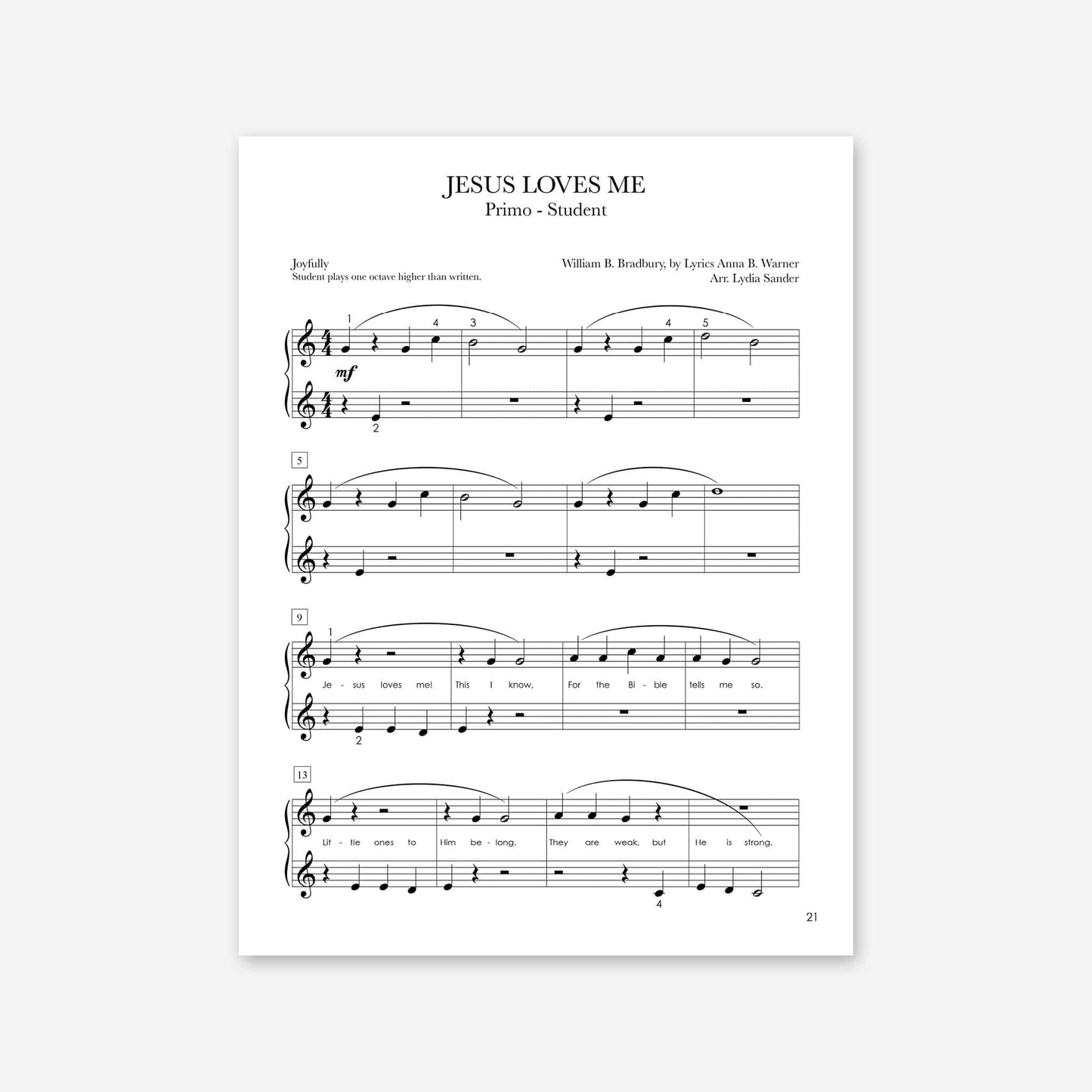 Piano Safari Supplements Sacred Joy of Hymns Book 1