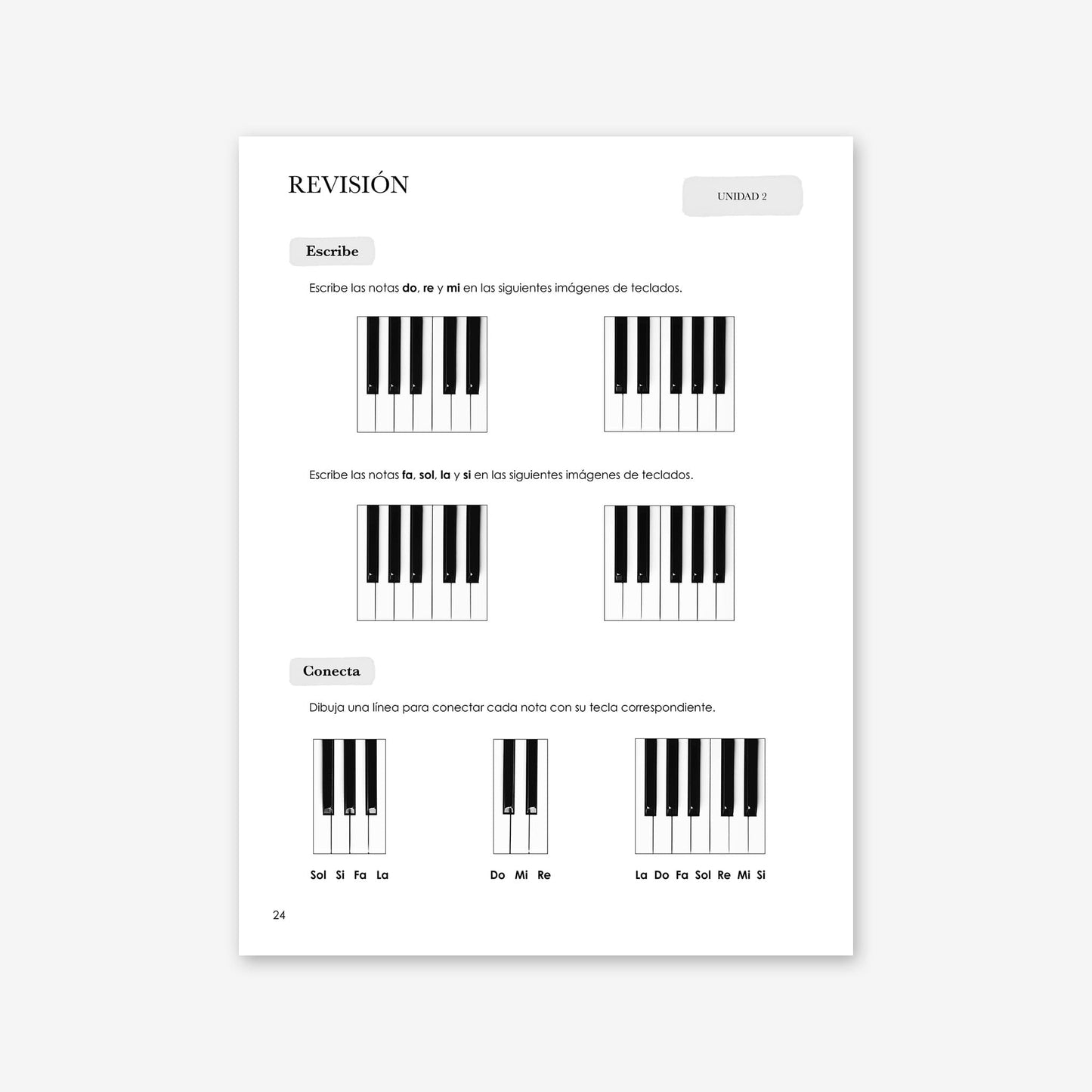 Piano Safari Method Spanish Children Theory Book 1