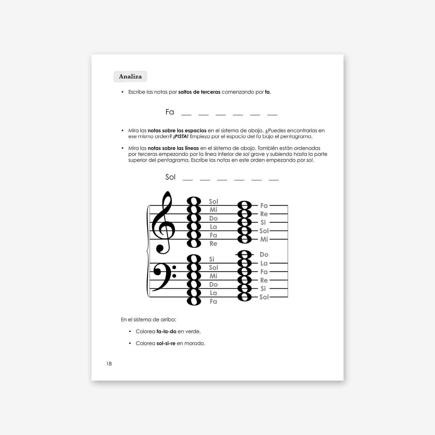 Piano Safari Method Spanish Children Theory Book 2