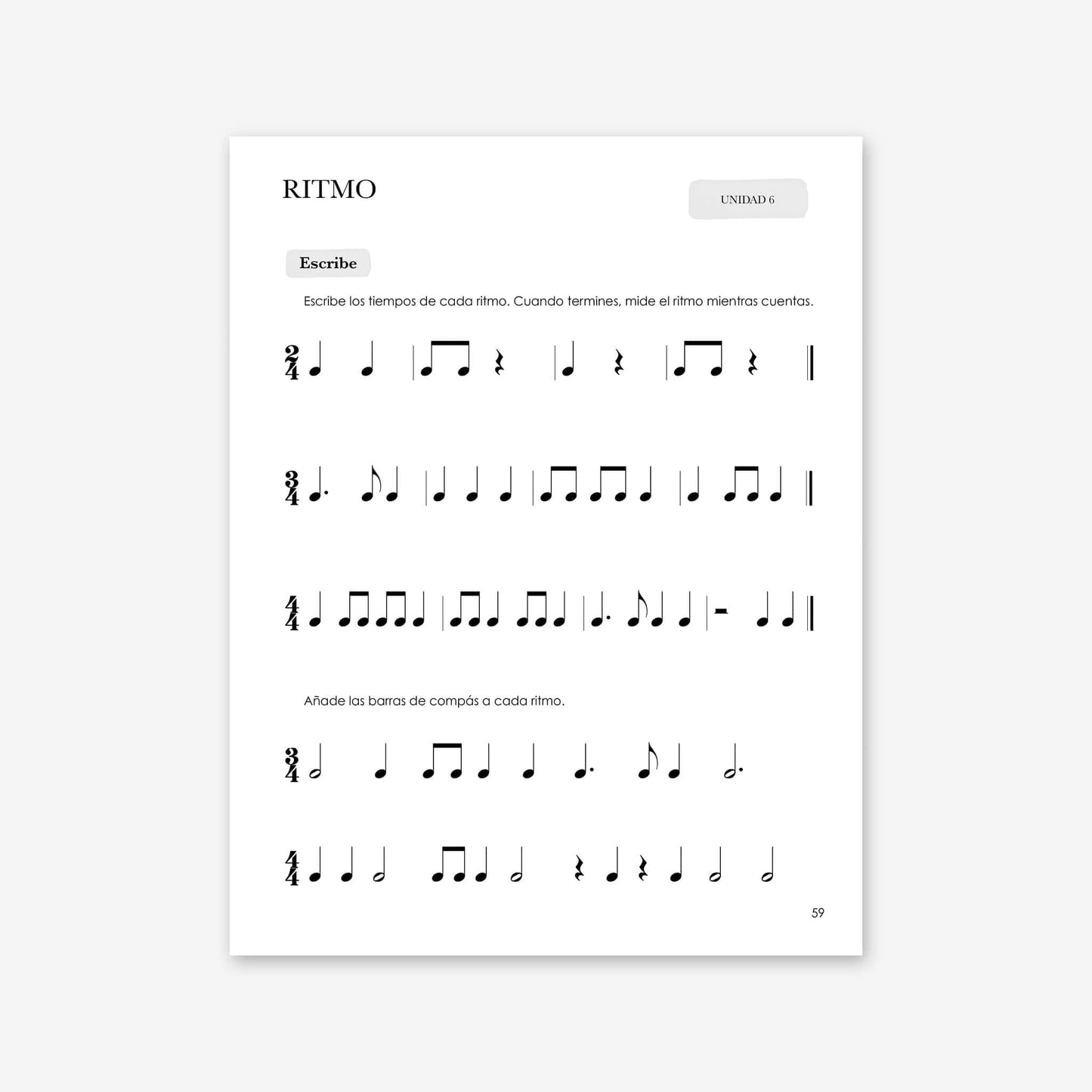 Piano Safari Method Spanish Children Theory Book 2