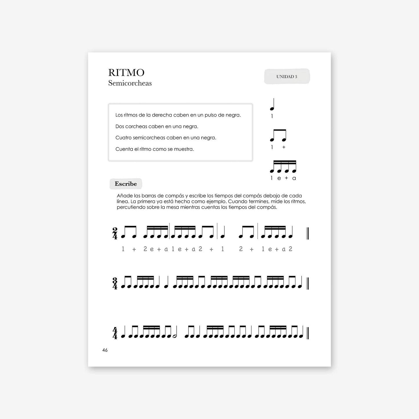 Piano Safari Method Spanish Children Theory Book 3