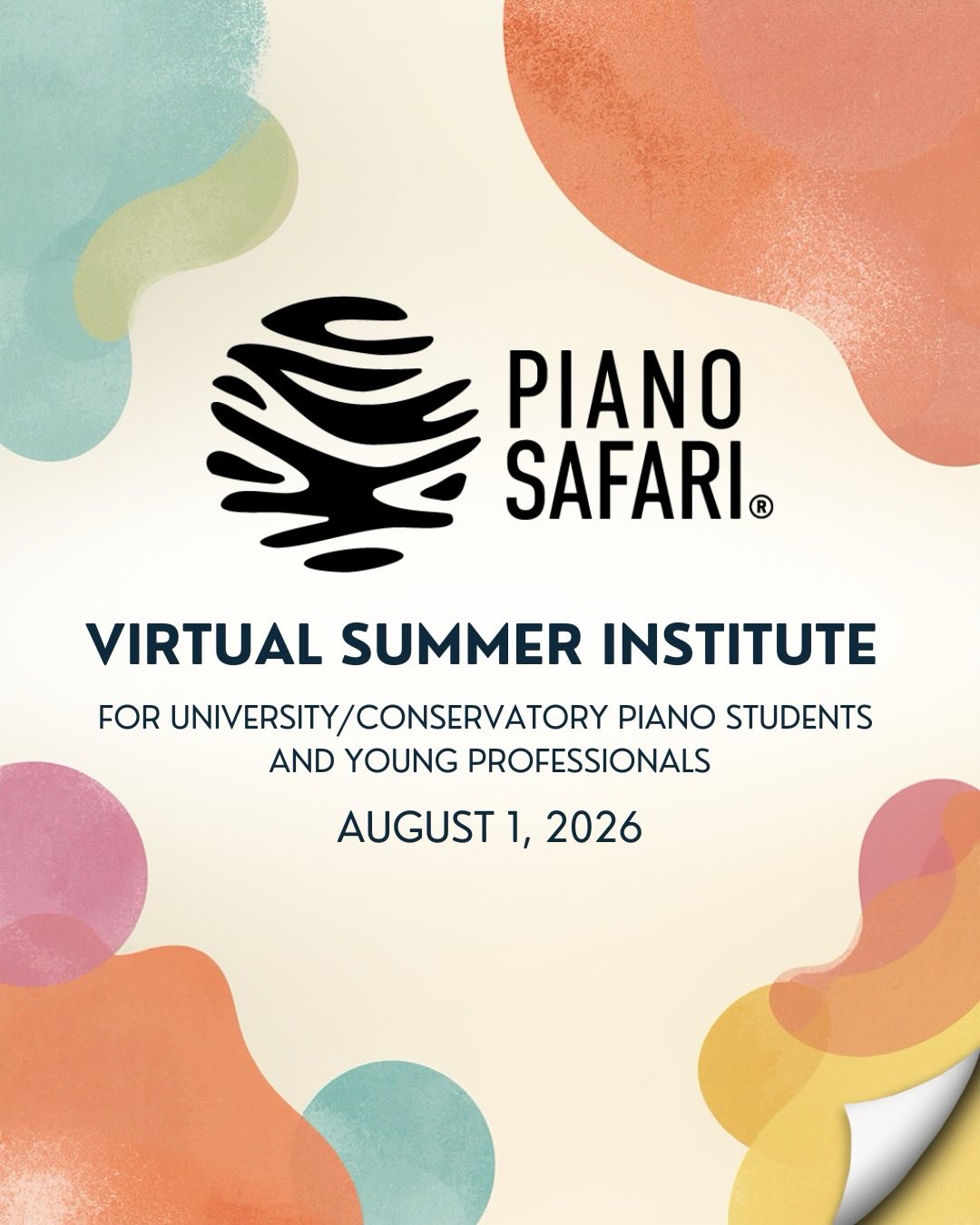 Piano Safari Virtual Summer Institute