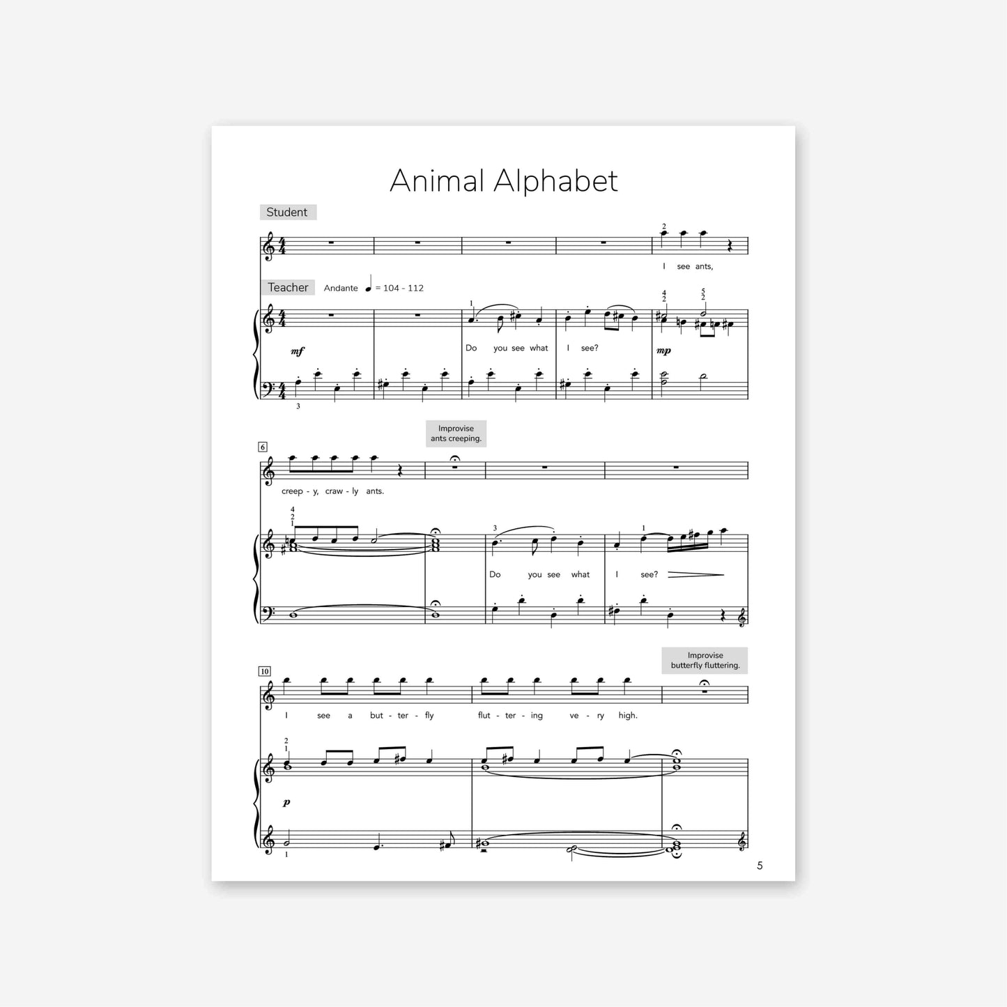 Piano Safari Supplements Guest Composers Alison Mathews Explore With Me