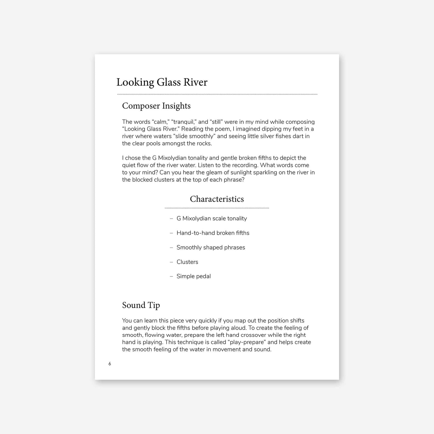 Piano Safari Supplements Guest Composers Chee-Hwa Tan Through the Windowpane