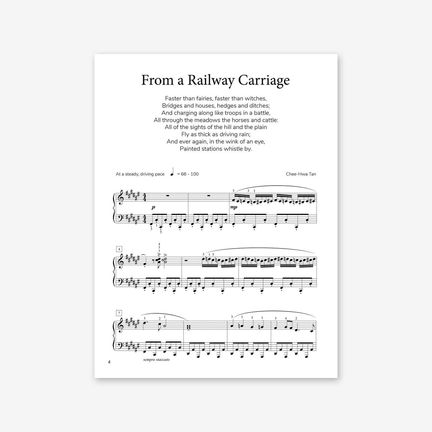 Piano Safari Supplements Guest Composers Chee-Hwa Tan Windy Nights and Other Tales