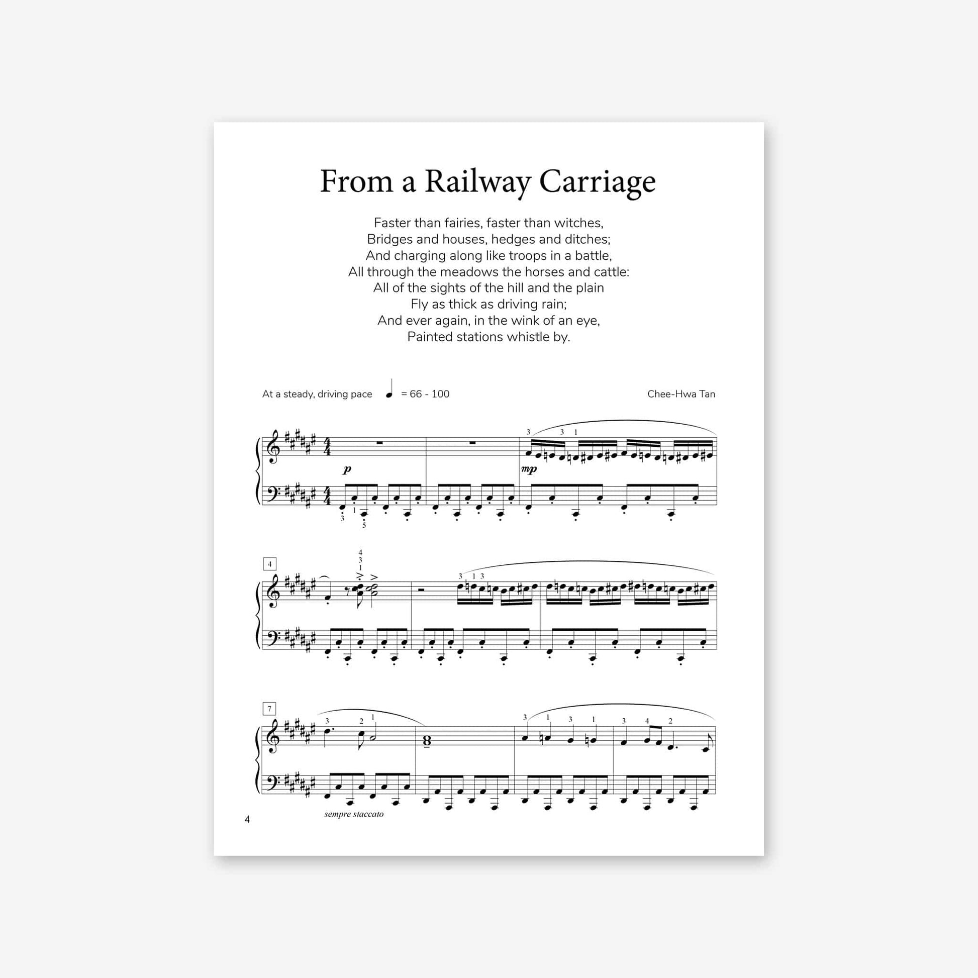 Piano Safari Supplements Guest Composers Chee-Hwa Tan Windy Nights and Other Tales