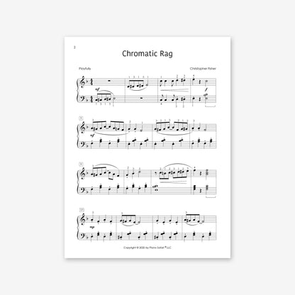 Piano Safari Supplements Sheets Late Elementary Chromatic Rag