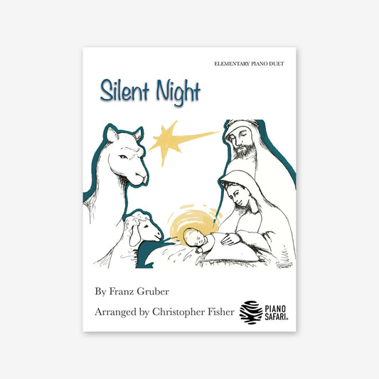 Piano Safari Supplements Sheets Elementary Holiday Silent Night