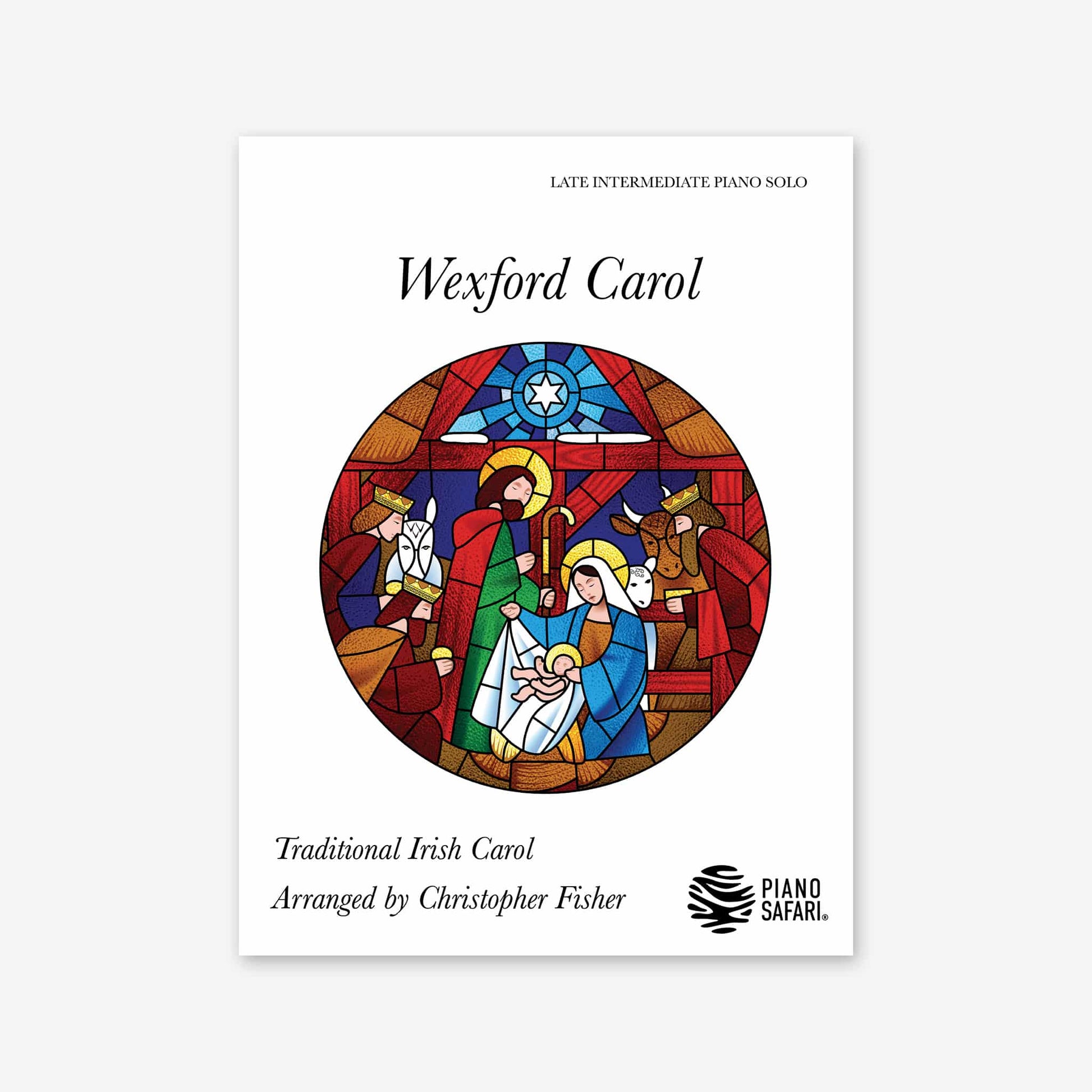 Piano Safari Supplements Sheets Late Intermediate Holiday Wexford Carol