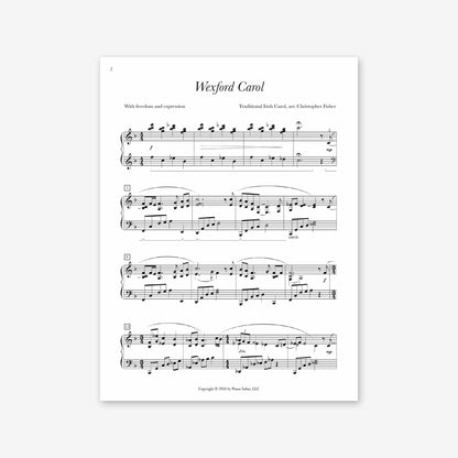 Piano Safari Supplements Sheets Late Intermediate Holiday Wexford Carol