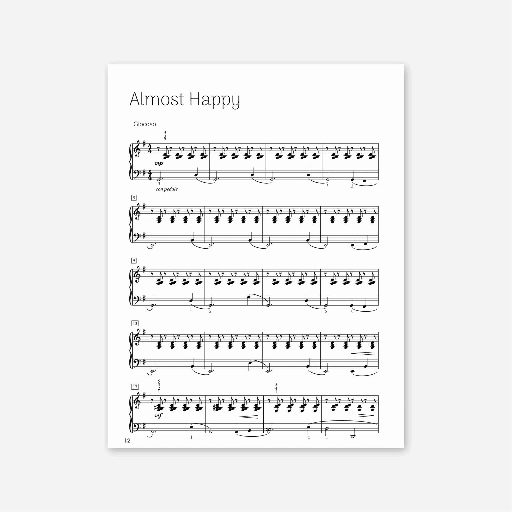 Piano Safari Supplements Guest Composers Giulio Pietropaolo Dreaming 1