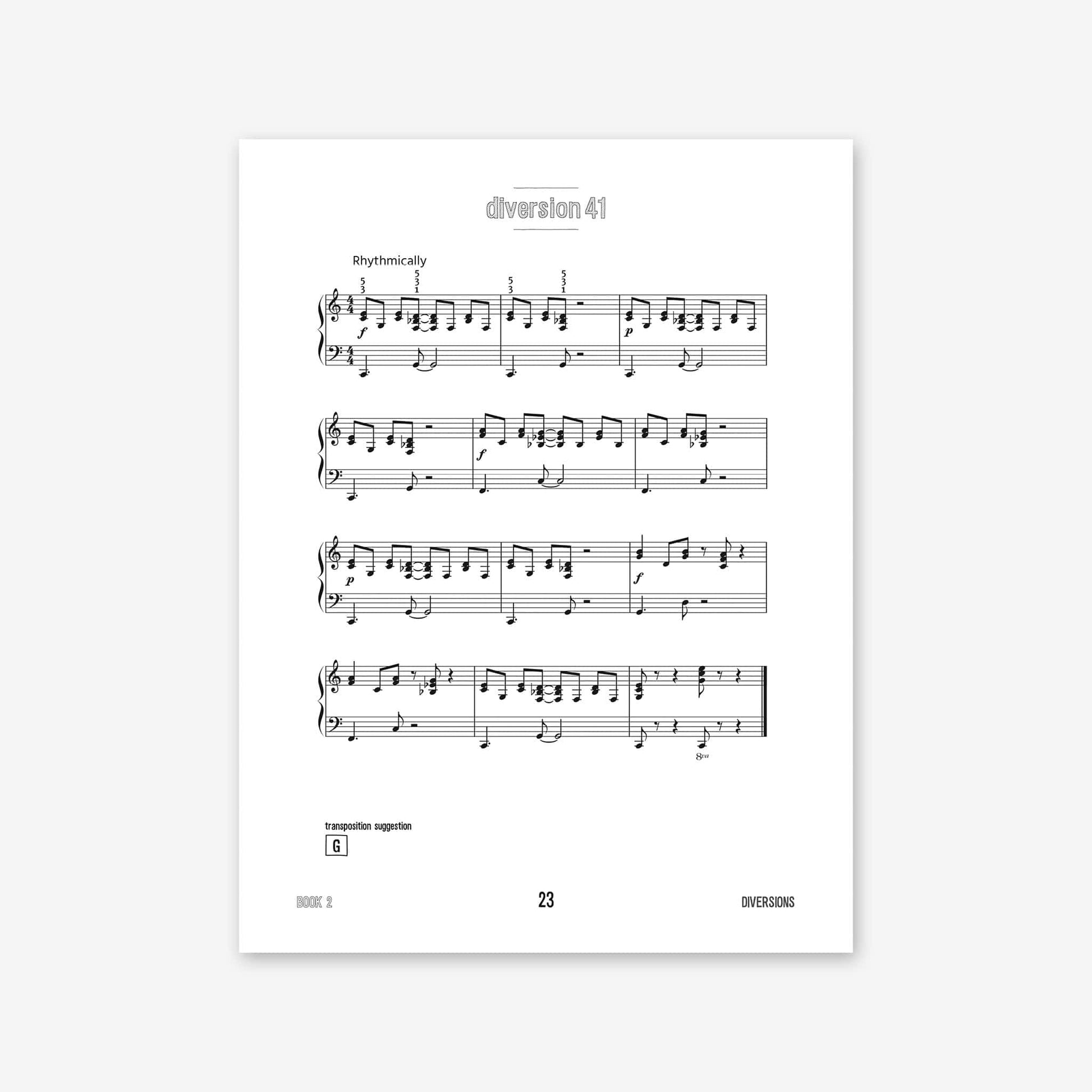 Piano Safari Supplements Guest Composers Juan Cabeza Diversions Book 2